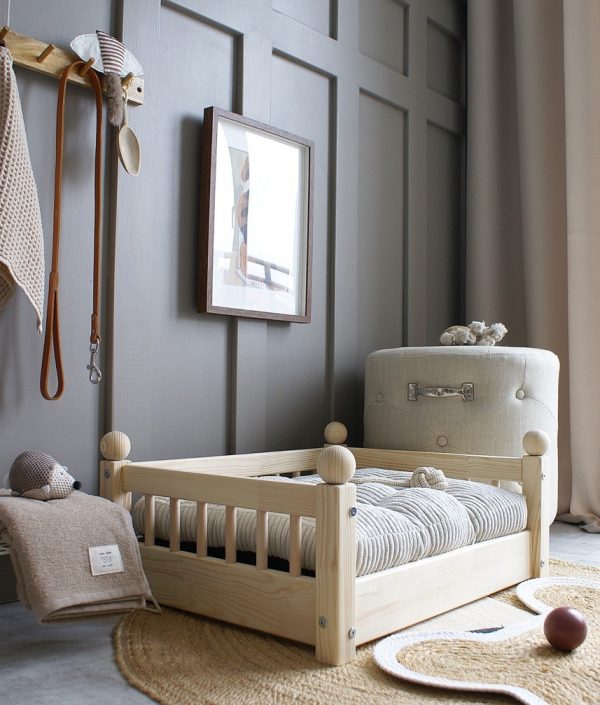 Hundbädd/hundsäng Taco Natur (S)