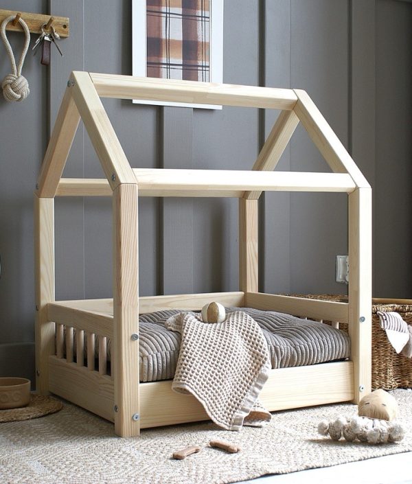 Furry hundsäng/hundbädd Natur (S)