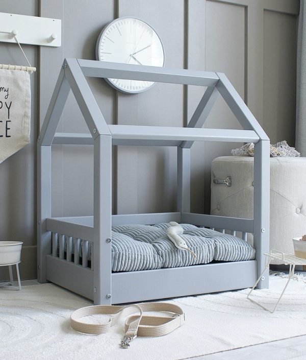 Furry hundsäng/hundbädd Grå (S)