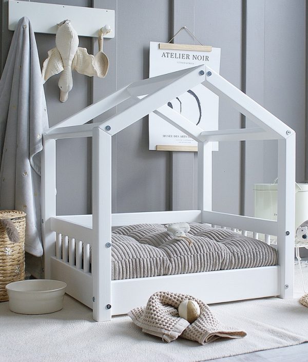 Cozy hundsäng/hundbädd Vit (S)