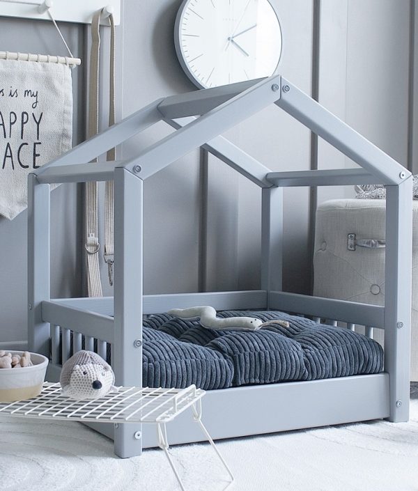 Cozy hundsäng/hundbädd Grå (S)