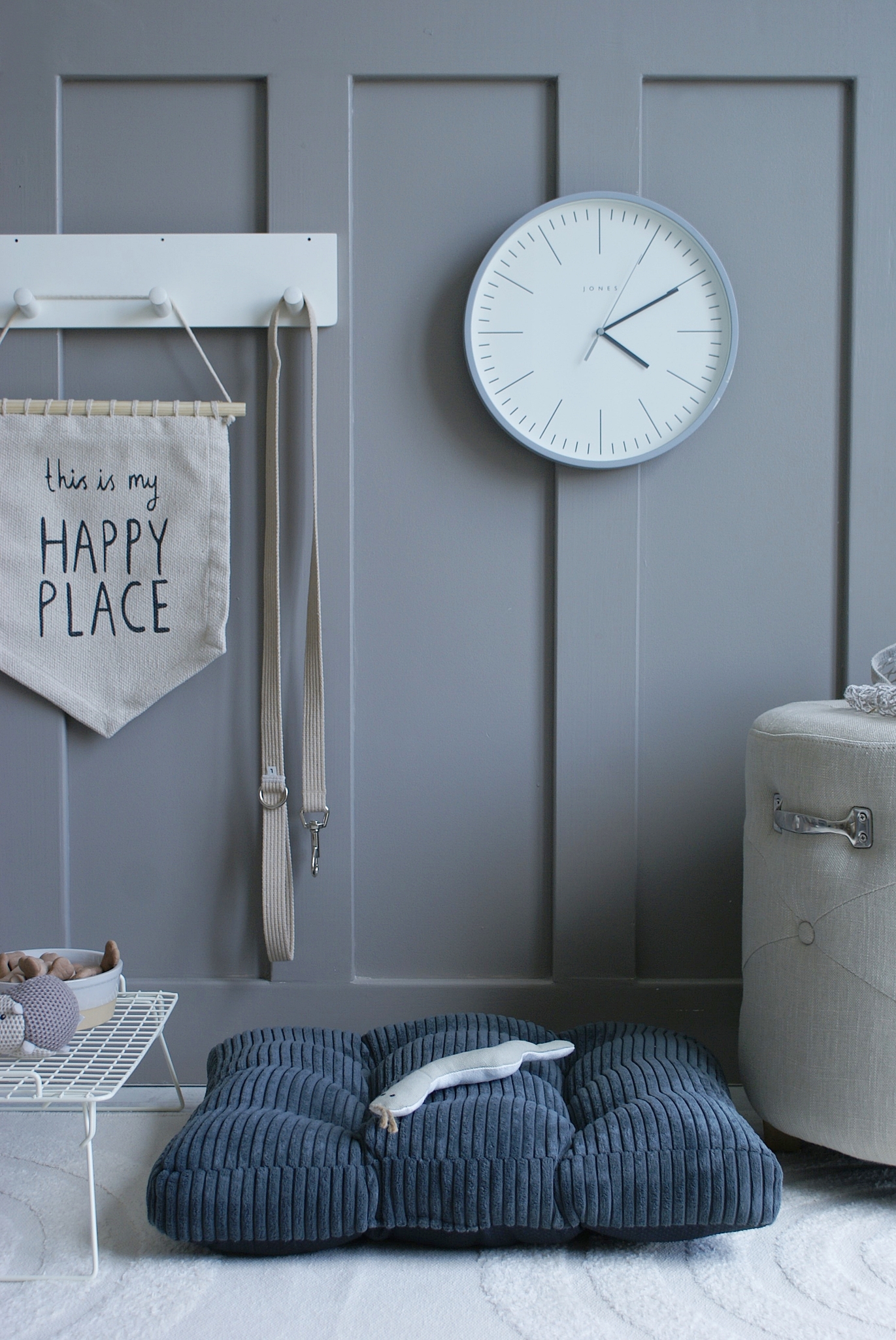 Grafit kudde till hundbädd/hundsäng (S)