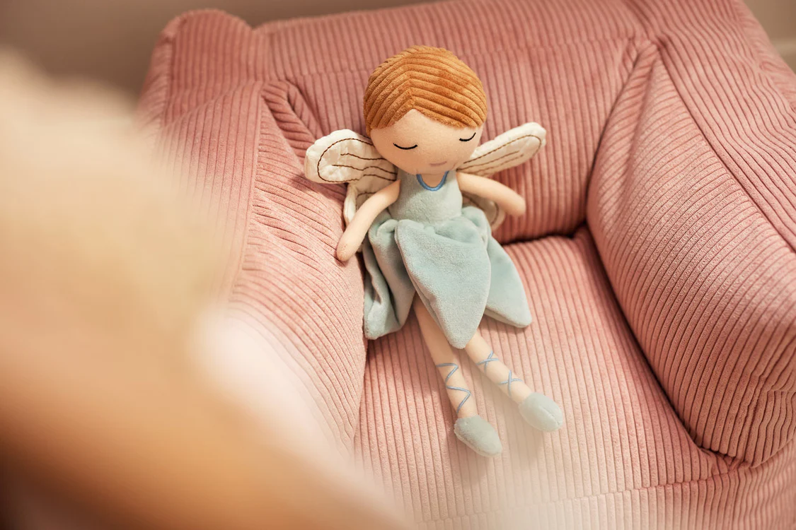 Jollein, Soffa Beanbag fåtölj, Wild Rose - Bild 8