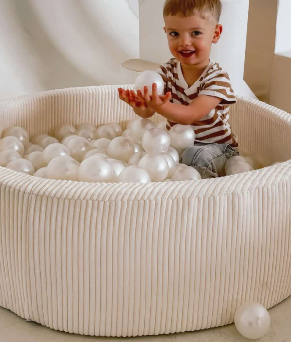 Beige bollhav BASIC, 90x30, med 200 bollar