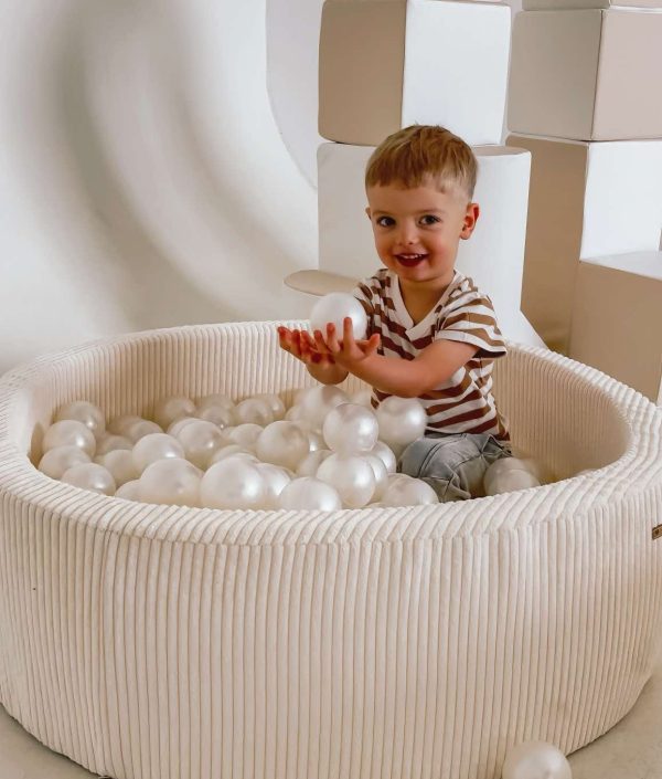 Beige bollhav BASIC, 90x30, med 200 bollar