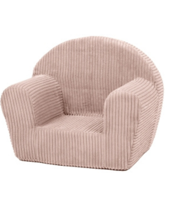 Soffa Beanbag fåtölj, rosa manchester tyg