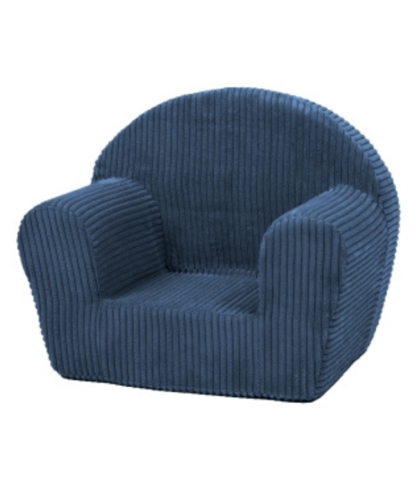 Soffa Beanbag fåtölj, navy manchester tyg
