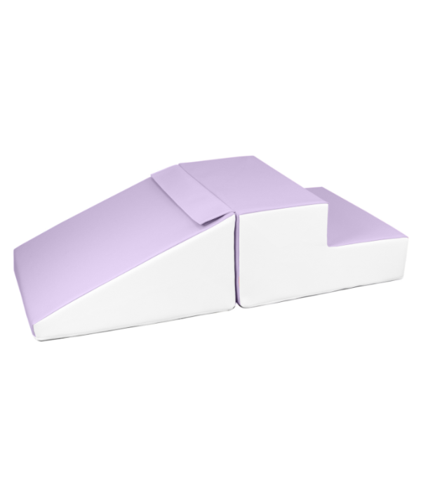 Mini byggbar rutschkana till barnrummet, lila