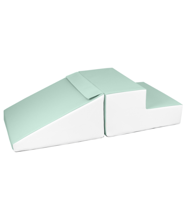 Mini byggbar rutschkana till barnrummet, mint