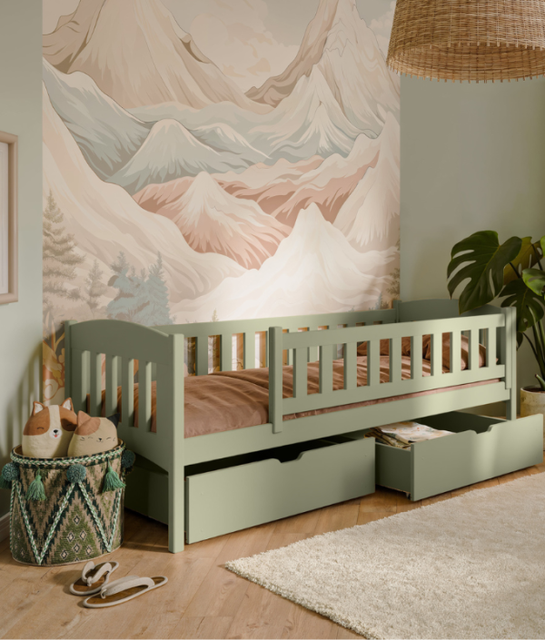 Barnsäng med stödbräda, dagbädd George