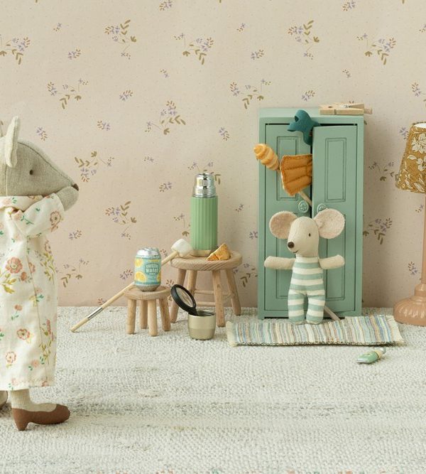 Maileg, Garderob till Mus, Ljusblå