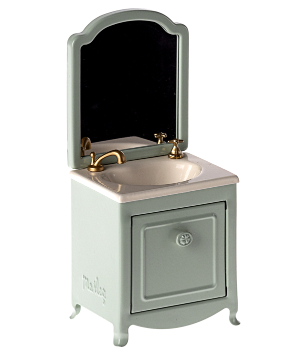 Maileg, handfat med spegel, mintgrön