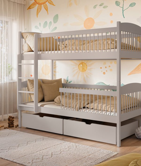 Våningssäng Lula med förvaringslådor