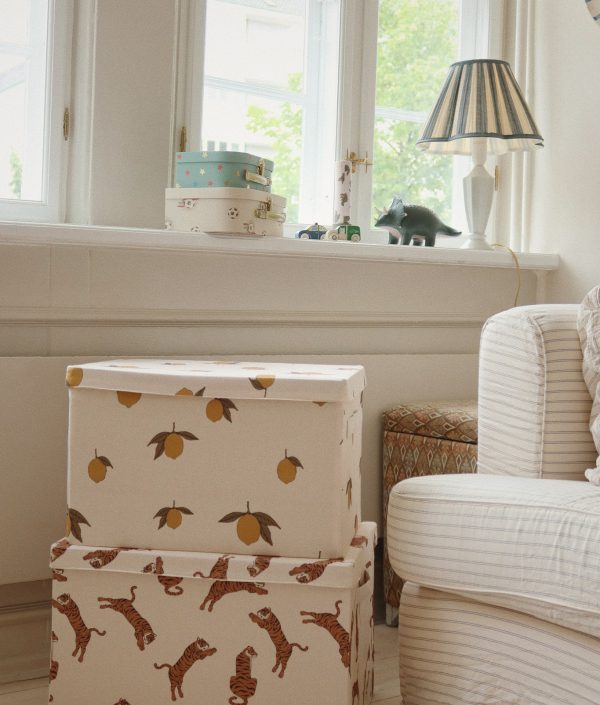 Konges Sløjd, 2-pack leksaksväskor, Off white/Kick it