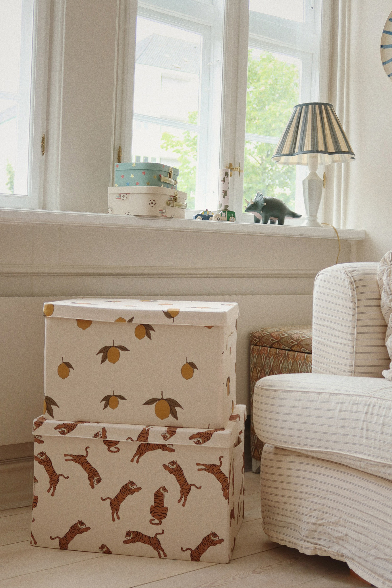 Konges Sløjd, 2-pack leksaksväskor, Off white/Kick it - Bild 2