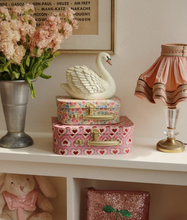 Konges Sløjd, 2-pack leksaksväskor, Rosa