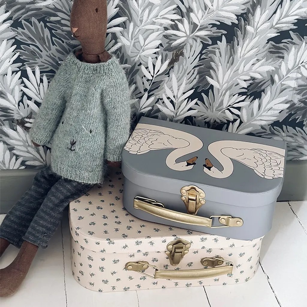 Konges Sløjd, 2-pack resväska, Swan