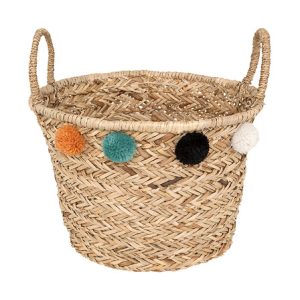 Barnkorg med pompoms