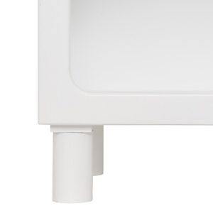 Nattduksbord med 1 fack, vitt