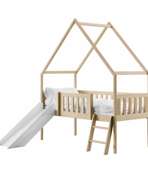 Hussäng Stella med rutschkana - 80x180 cm, Natur