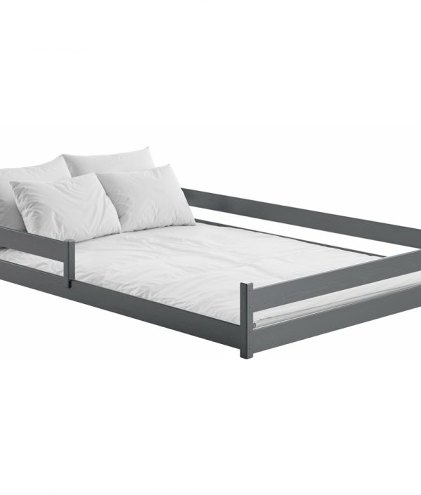 Stor juniorsäng Fiora 140x200 cm, antracit