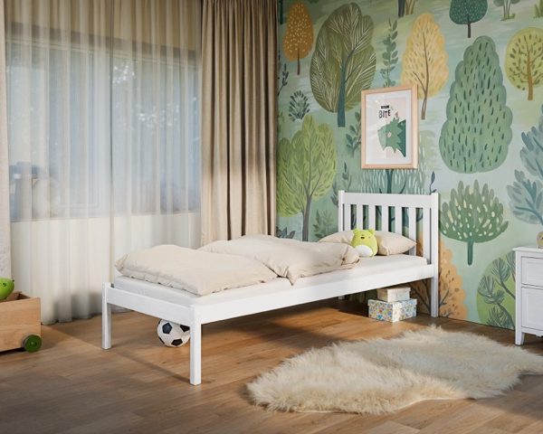 Vit barnsäng Marius 90x200 cm