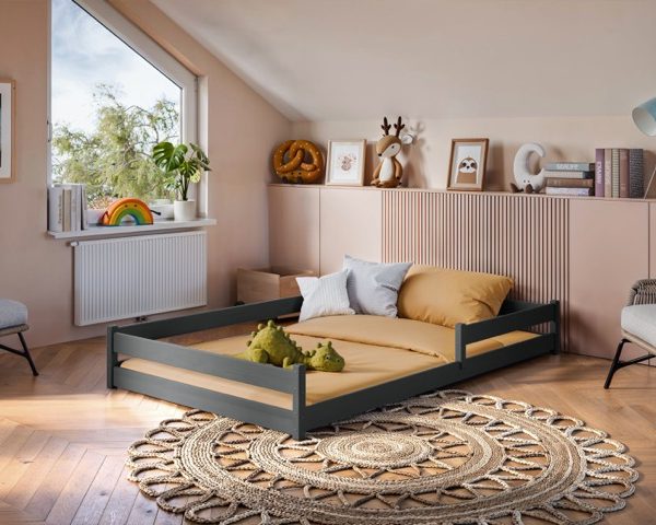 Barnsäng Zora 120x200 cm, antracit