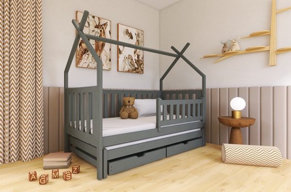 Hussäng Teodor med utdragbar säng och förvaringslådor