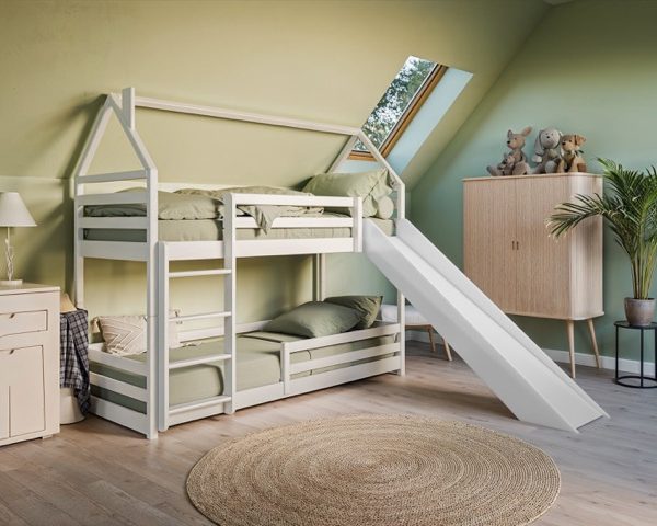 Våningssäng Pino med rutschkana