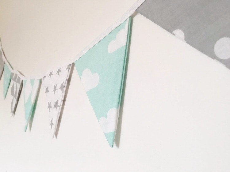mint vimpel till barnrummet