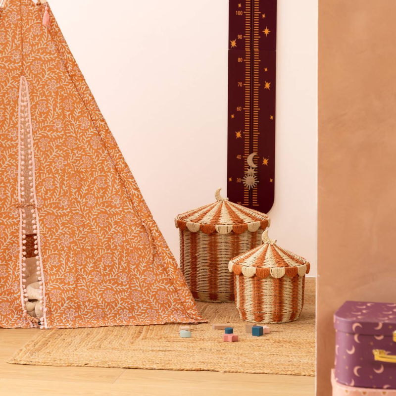 Förvaringskorgar cirkus för barnrummet 2-pack, - Bild 3