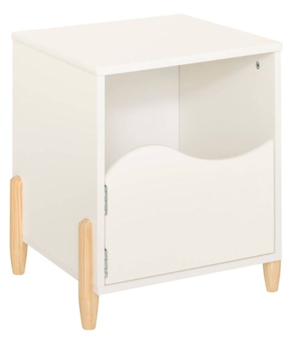 Nattduksbord, vitt Gentleness