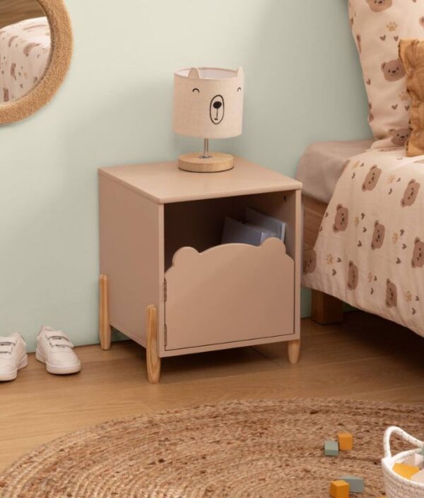 Nattduksbord, beige bear