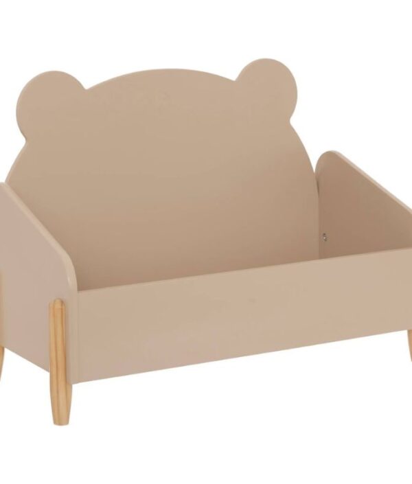 Förvaringslåda till barnrummet - Beige teddy