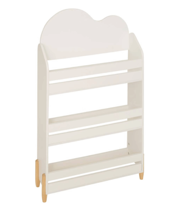 Bokhylla till barnrummet, Softness vit