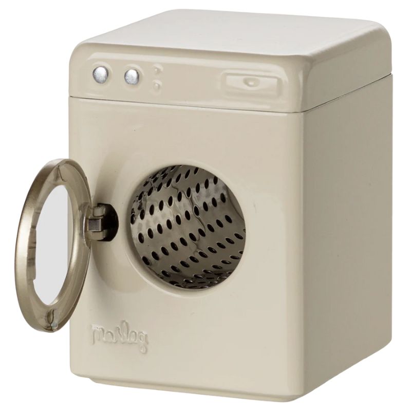 Maileg, Tvättmaskin mouse off white - Bild 4