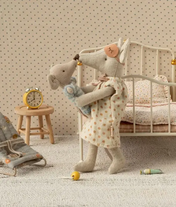 Maileg, alarmklocka gul