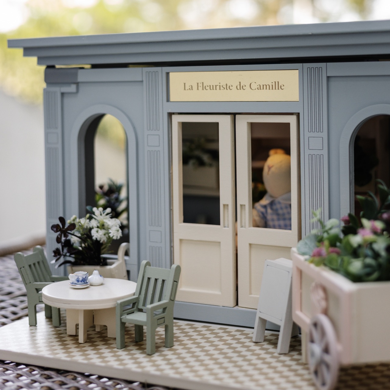 La Fleuriste de Camille – Miniatyrblomsteraffär i trä - Bild 17