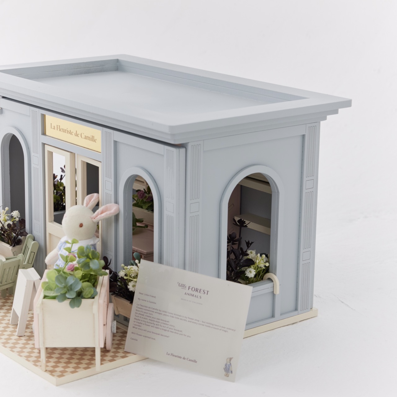 La Fleuriste de Camille – Miniatyrblomsteraffär i trä - Bild 13