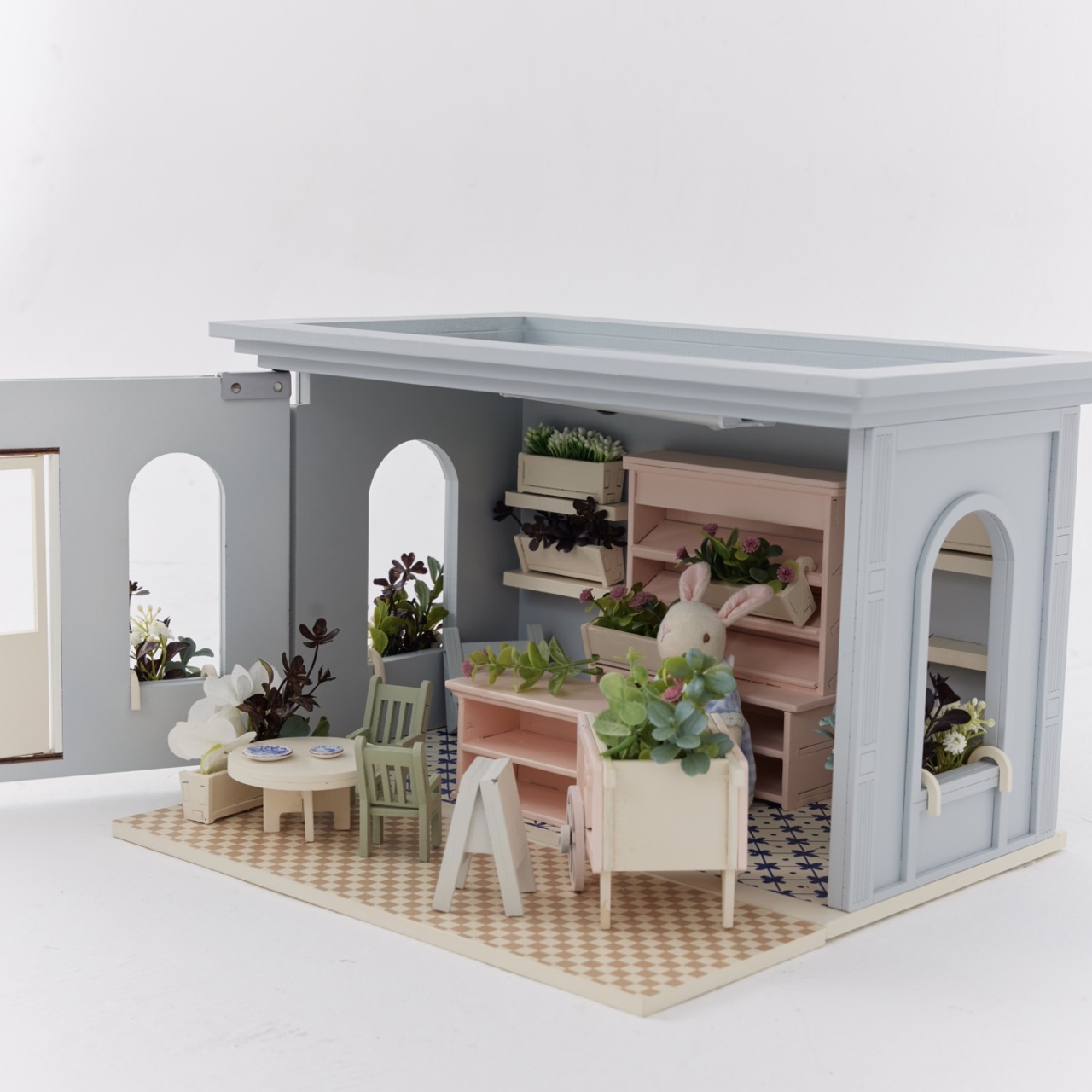 La Fleuriste de Camille – Miniatyrblomsteraffär i trä - Bild 12