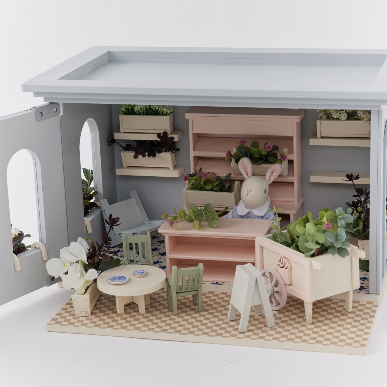 La Fleuriste de Camille – Miniatyrblomsteraffär i trä - Bild 10