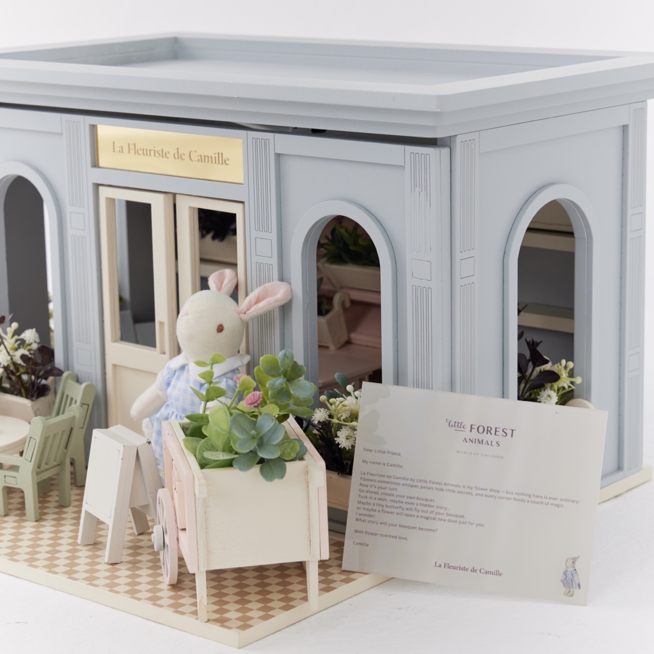 La Fleuriste de Camille – Miniatyrblomsteraffär i trä - Bild 14