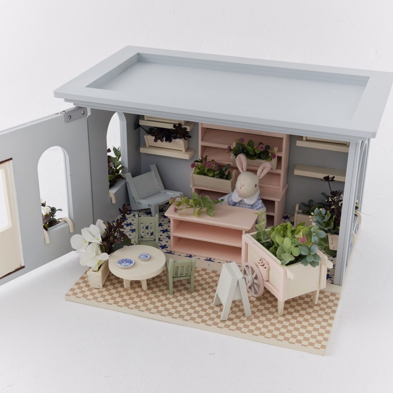 La Fleuriste de Camille – Miniatyrblomsteraffär i trä - Bild 5