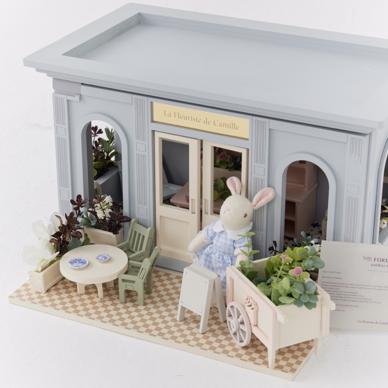 La Fleuriste de Camille – Miniatyrblomsteraffär i trä - Bild 6