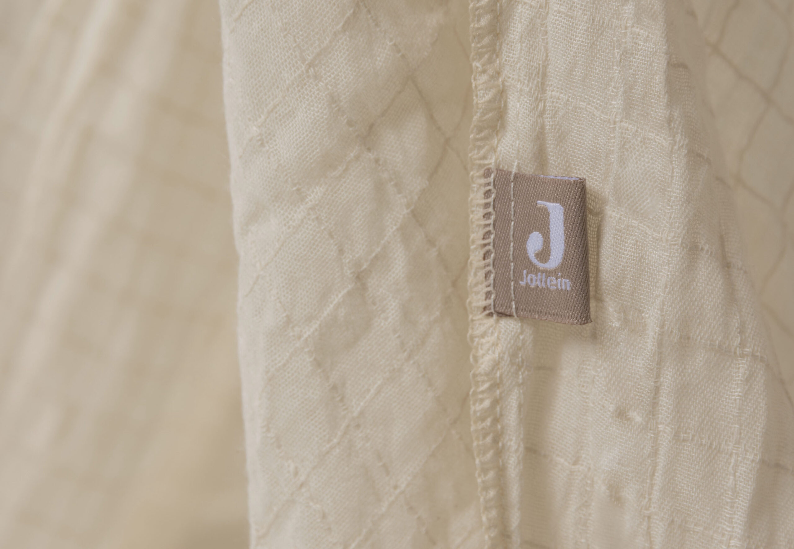 Jollein, sänghimmel Cosy Check Sand - Bild 3