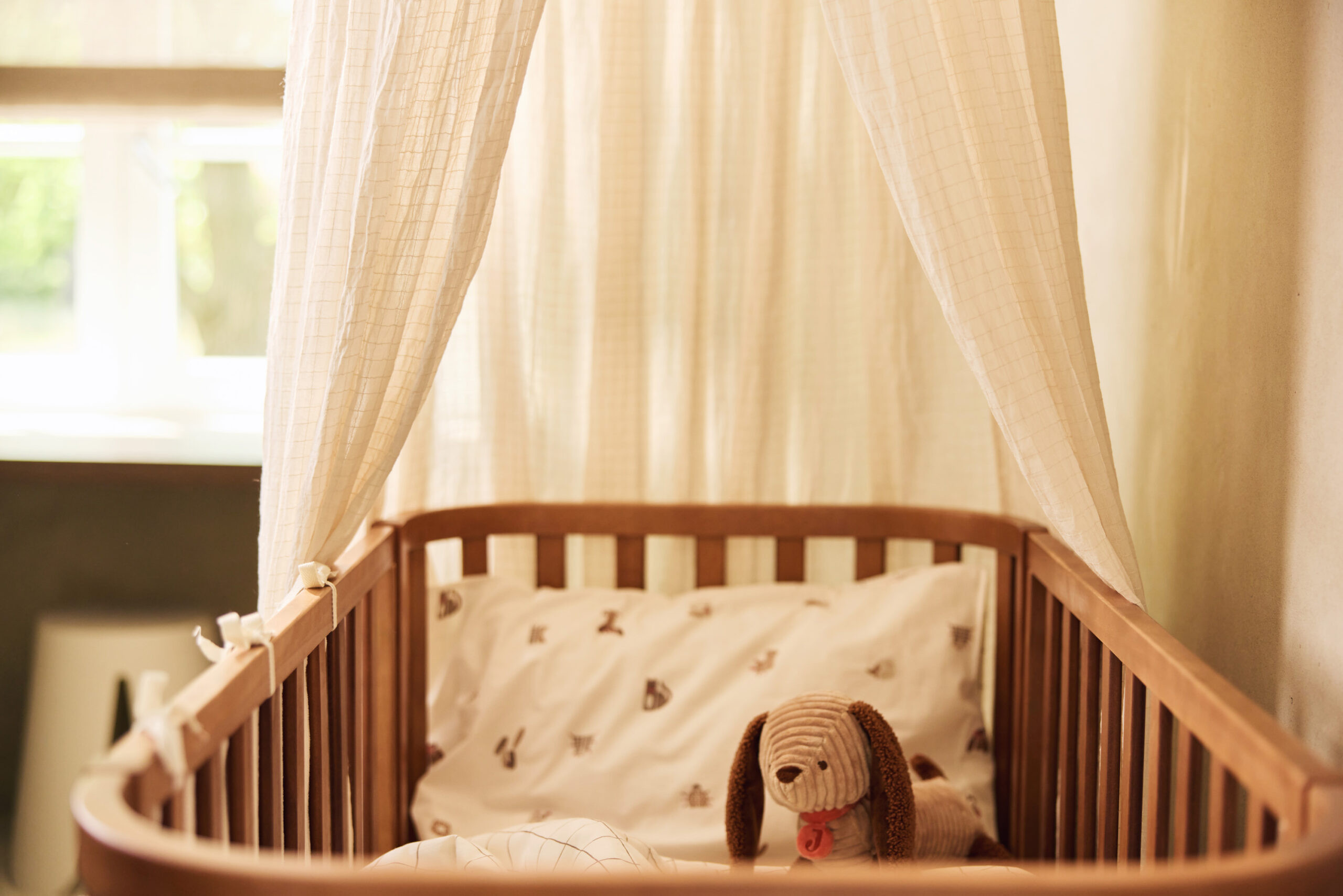 Jollein, sänghimmel Cosy Check Sand - Bild 4