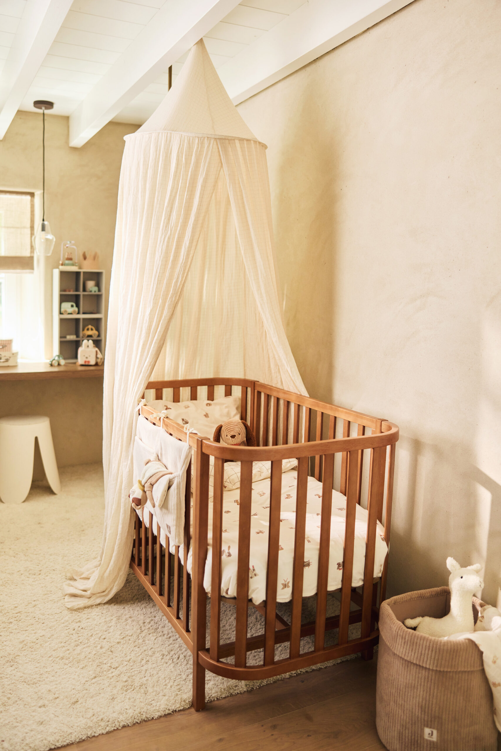 Jollein, sänghimmel Cosy Check Sand - Bild 2