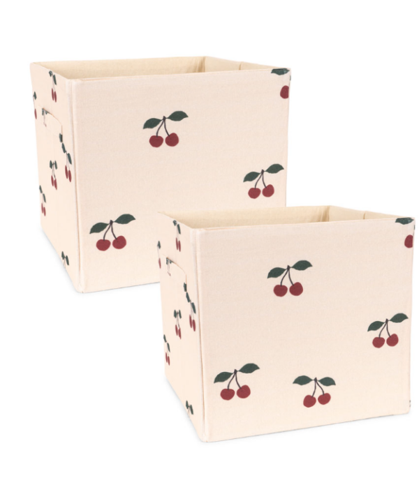 Konges Sløjd, förvaringsbox 2-pack Cherry