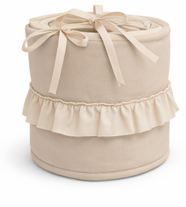 Babylove, Spjälskydd med volang, Creme