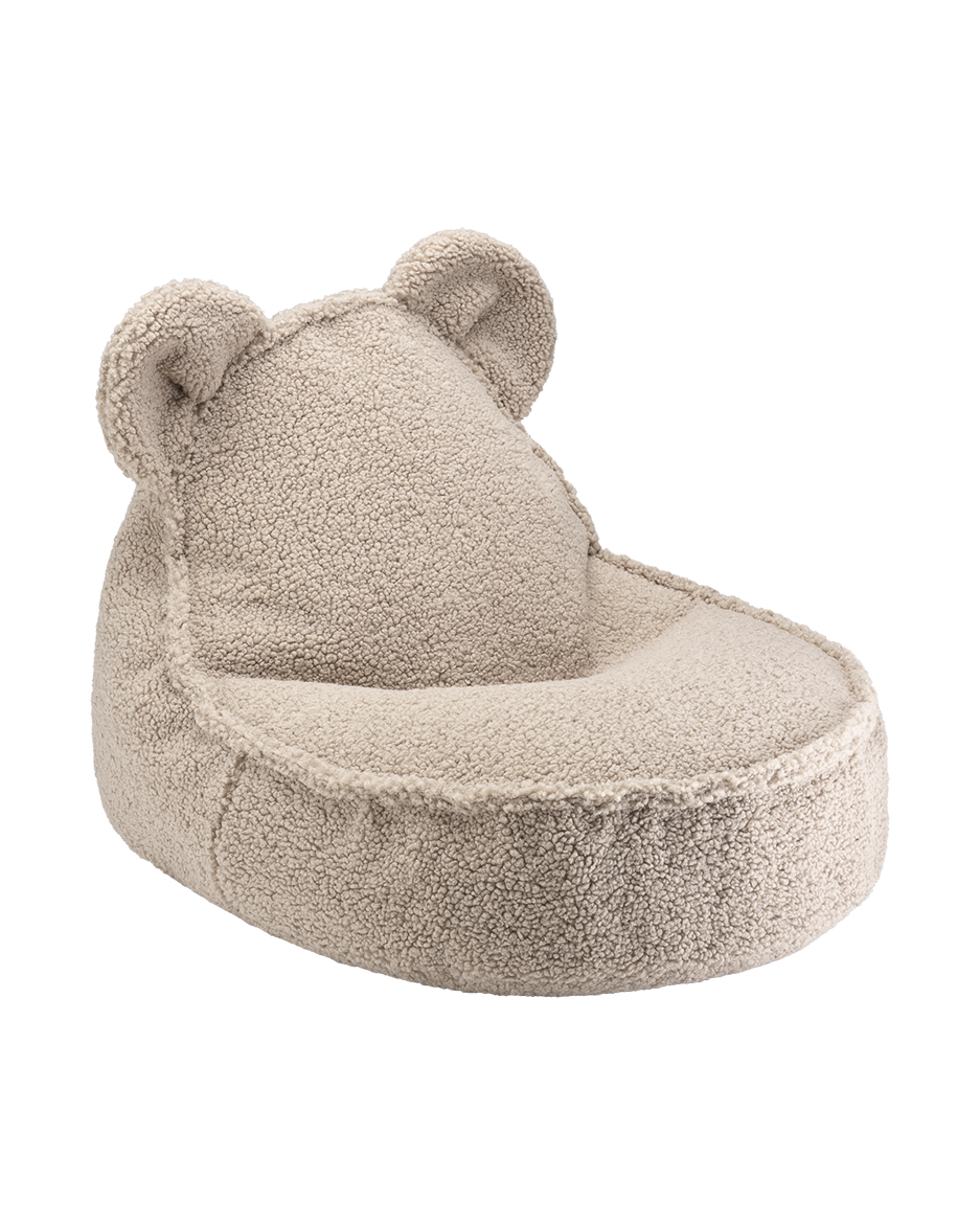 The Bear Beanbag - Björnfåtölj i teddytyg - saccosäck - Bild 17